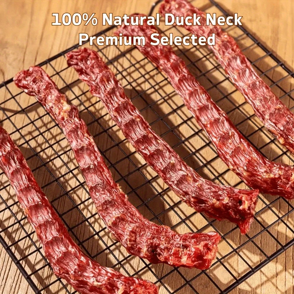 

150g/5.29oz (3 Count x50g/1.76oz)Duck Necks, All Natural Ingredients, Natural Dog Treats, Healthy, Easily Digestible