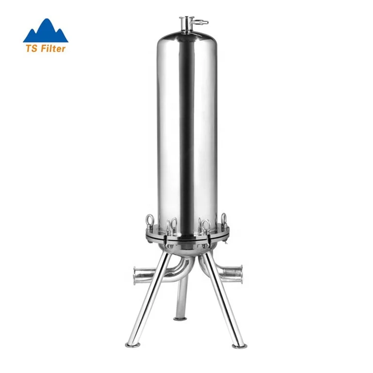 5 Inch Liquid Filter Housing Stainless Steel 304 Sanitary Food Grade Water Filter Housing for high pressure Water Filtration