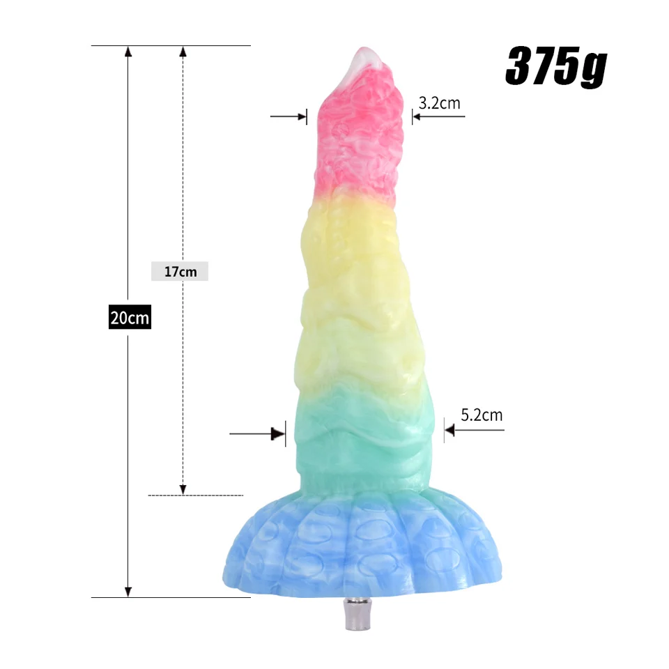 ROUGH BEAST Colorful Dildo for Quick Plug/Vac-u-lock Sex Machine Silicone Animal Dildo Anal Plug Adult SM Game for Women and Men