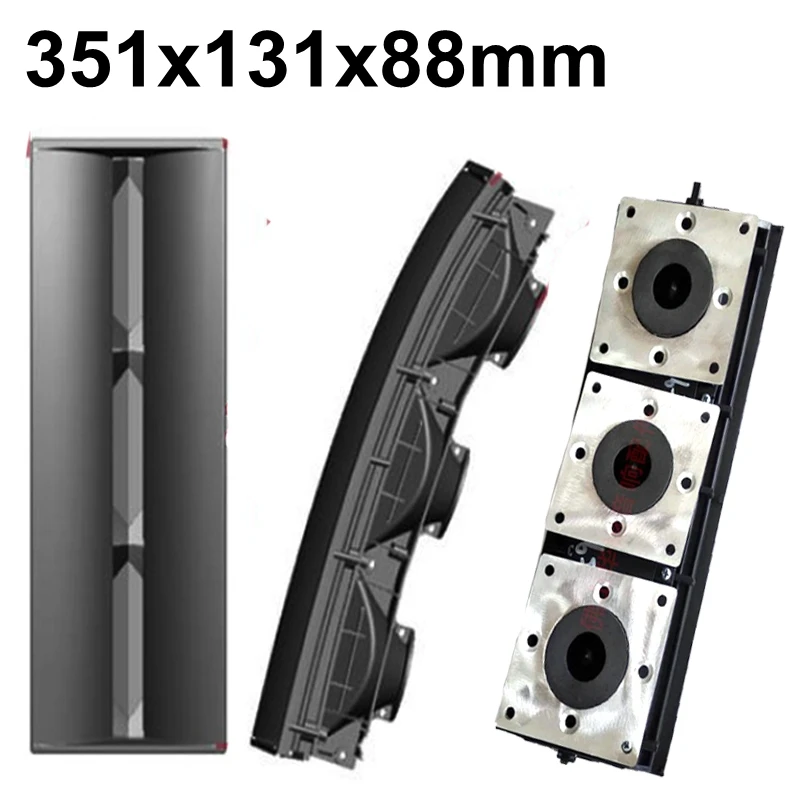 351x131x88mm High-pitched linear array horn with heat dissipation panel stage audio engineering plastic steel horn 44-core