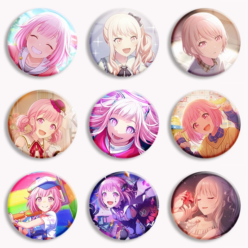 Project SEKAI Wonderlands×Showtime Anime Button Pin Kamishiro Rui Brooch Badge For Bag Decor Jewelry Fans Collect Gift 58mm