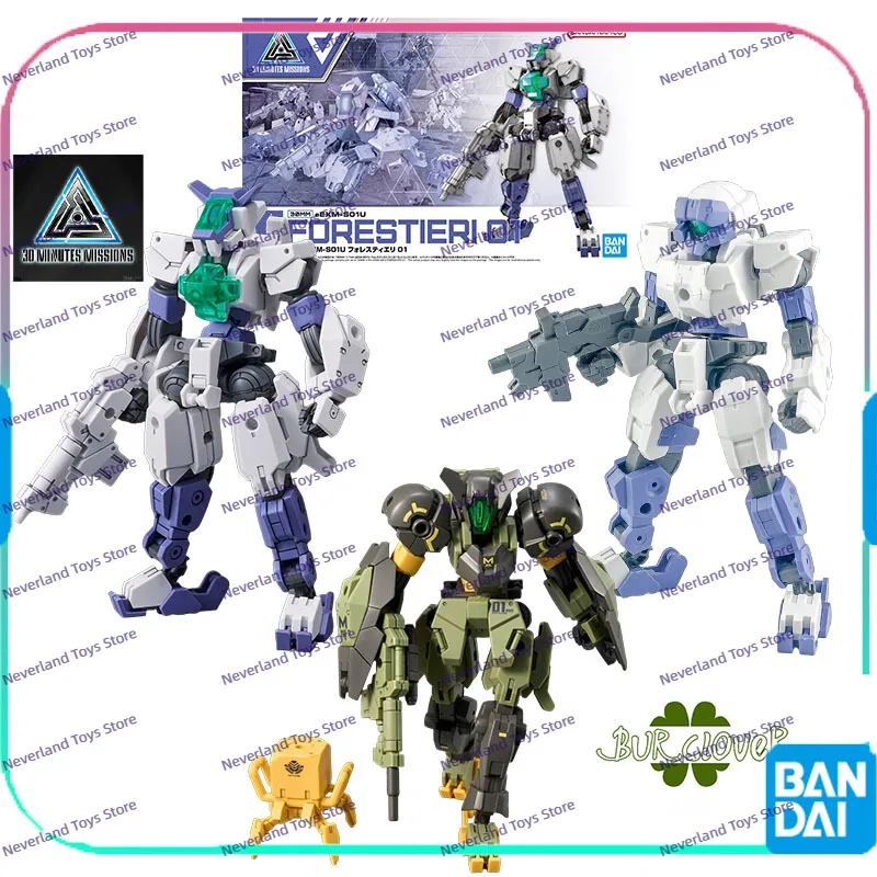 Bandai Original GUNDAM 30MM serie ALTO ESPOSSITO FORESTIERI RABIOT Anime figura de acción juguetes de modelos de ensamblaje