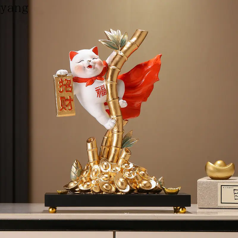 CX New Chinese Baicai Cabbage Ornament Living Room Entrance Office Front Desk Lucky Decoration