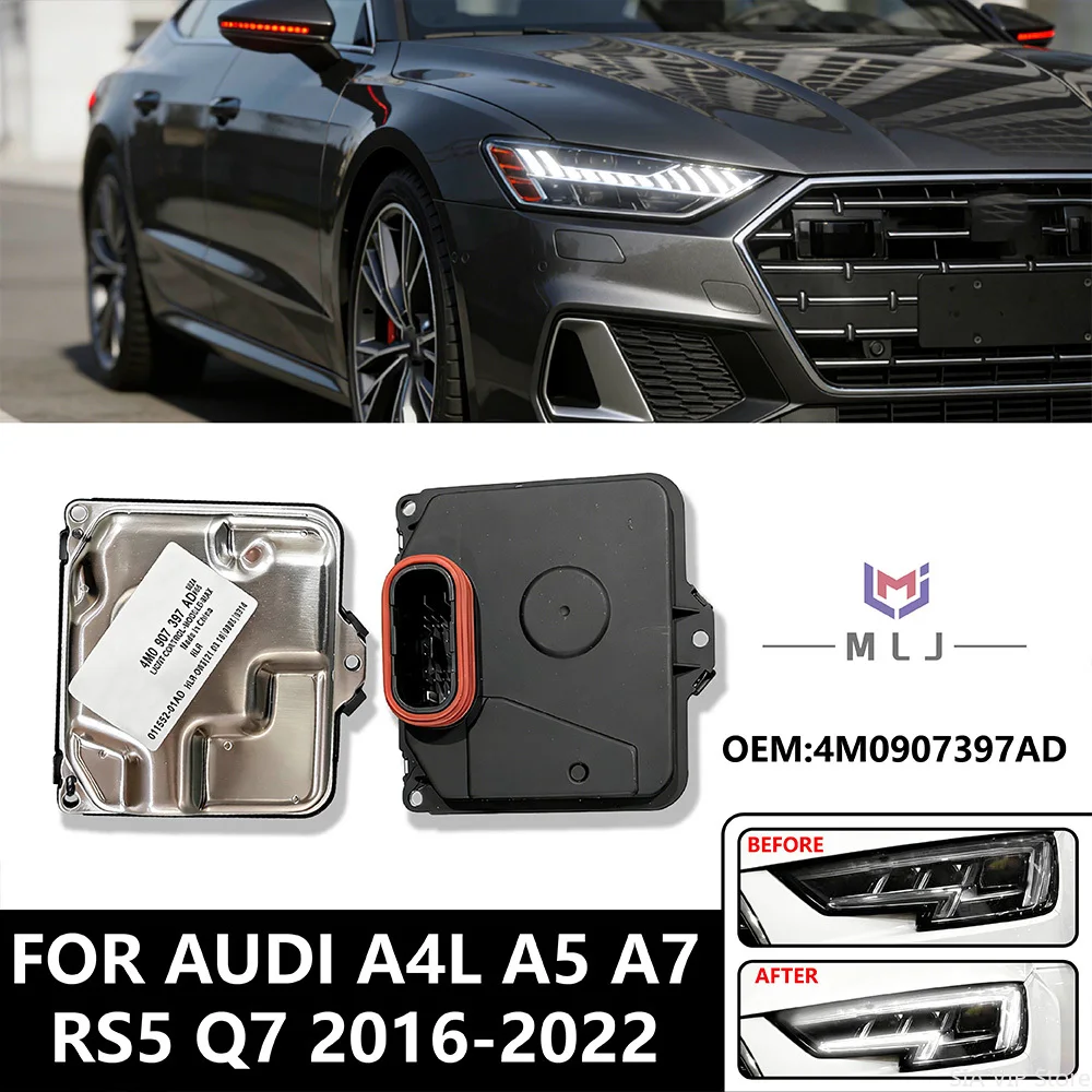 

For Audi A4L A5 A7 RS5 Q7 2016-2022 OE 4M0907397AD electric headlight LCM light control module adaptive headlight Car headlight