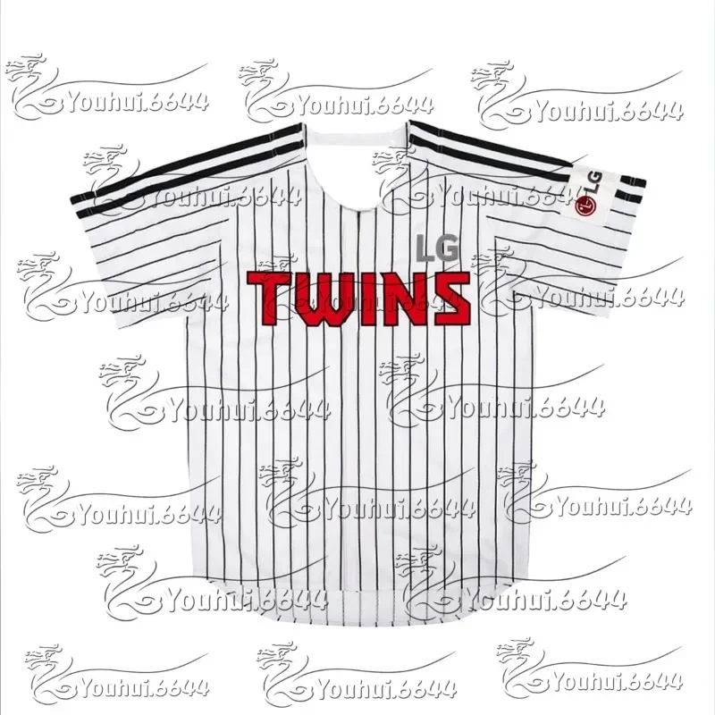 

Summe 2025, Новое поступление, стильная реплика LG Twins, бейсбольный трикотаж для мужчин и женщин, повседневная спортивная рубашка, удобная модная одежда, мото с 3D принтом