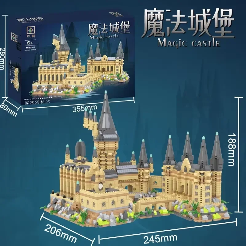 

TooLINX Hogwarts Castle микро строительные блоки фильм волшебный замок DIY сборная модель мини-кирпичи фигурки игрушки для рождественского подарка