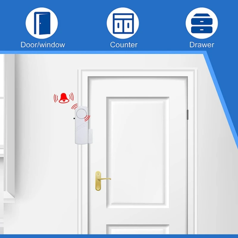 Door And Window Alarm Electronic Alarm Anti-Burglary Window Security Alarm Security Door Alarm