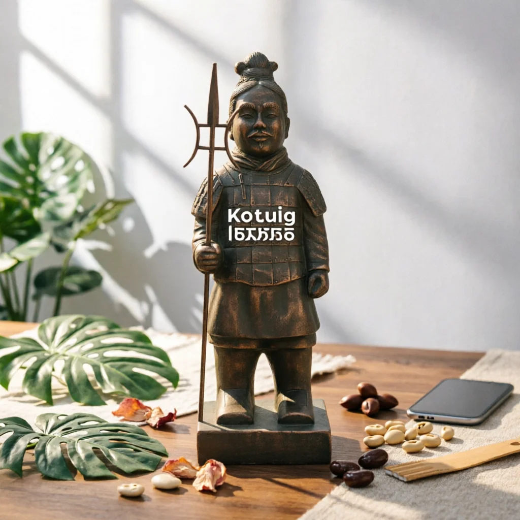 Terracotta Warrior Statue Freestanding Terracotta Warrior Figurines Ancient Chinese Soldier Statues Antique-Look Soldiers