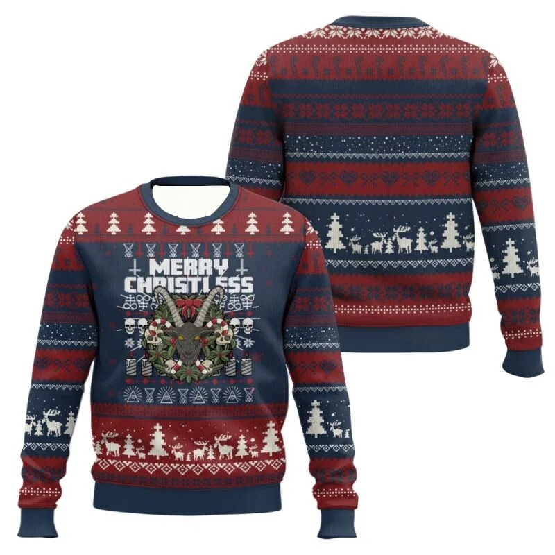 حائل سانتا كلوز الشيطان سانتا كلوز القبيح متعة عيد الميلاد الجدة هوديس الرجال والنساء حفلة عيد الميلاد زي لعب الأدوار