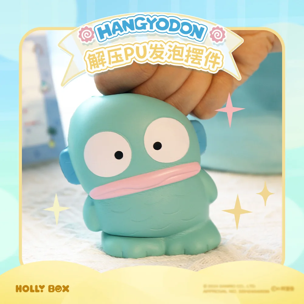 

Genuine Sanrio Hangyodon Decompression Pu Foam Ornaments Toys Pinch Music Ornaments Children'S Birthday Gifts.