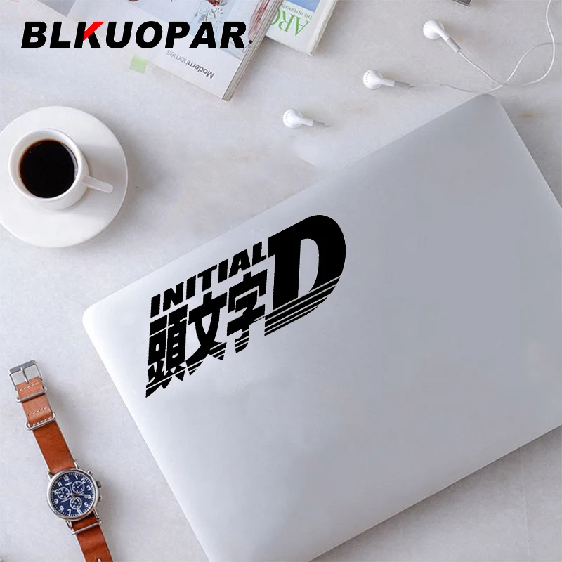 BLKUOPAR Initial D Japanese Anime Character Car Stickers Waterproof Sunscreen Decal Windows Trunk Helmet Motorcycle Decoration