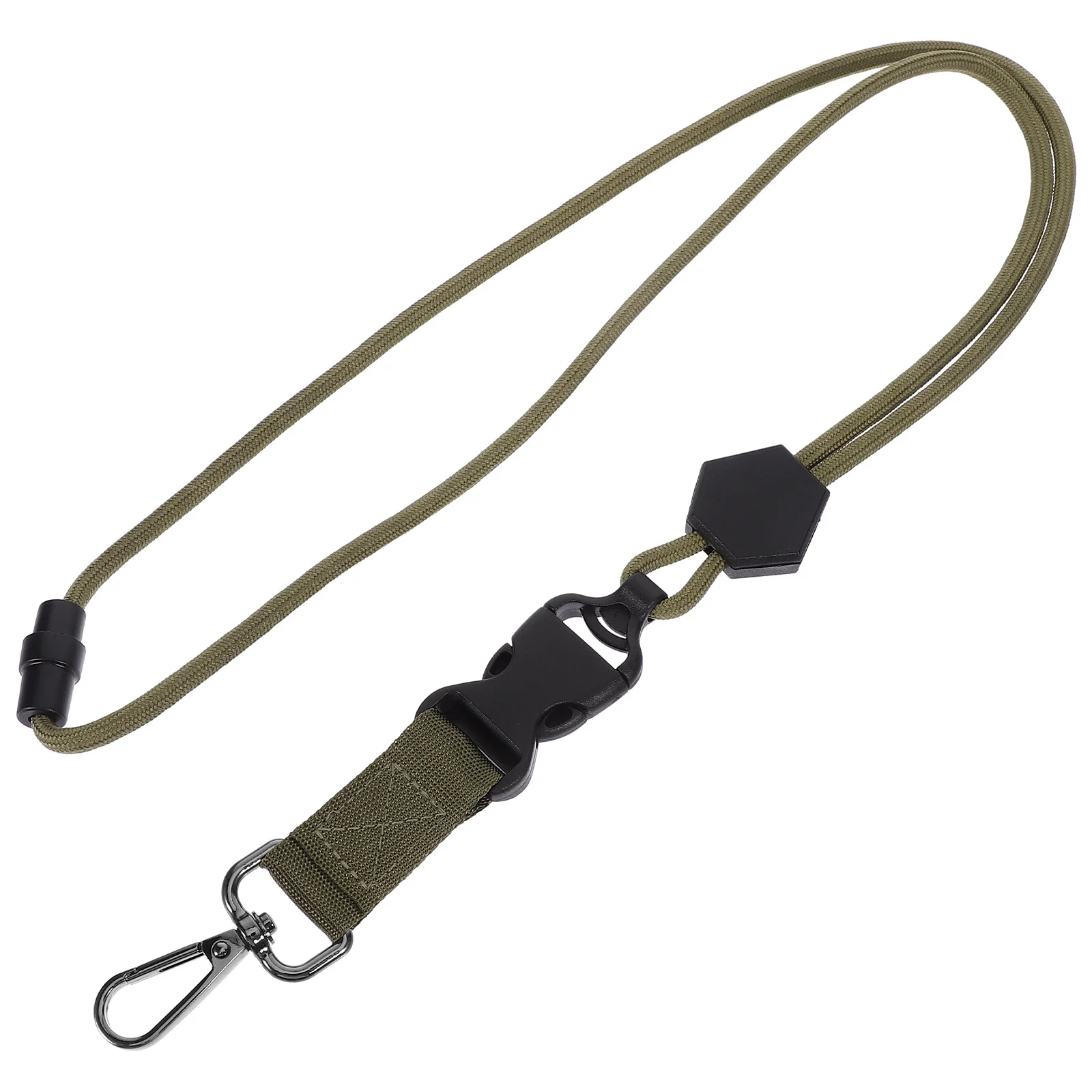 خطاف معدني المفاتيح الحبل البوليستر دائم شارة حامل قابلة لإعادة الاستخدام بطاقة الهوية حزام السلامة الانفصال الثقيلة الرقبة الحبل ل #2
