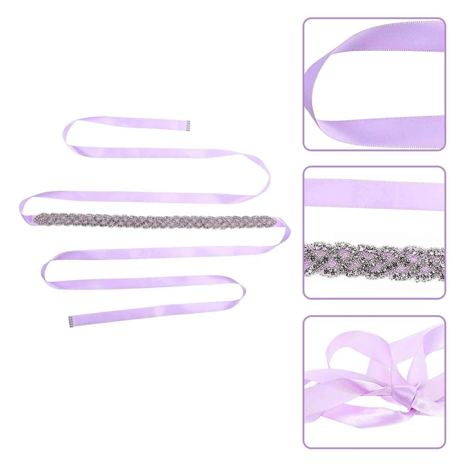 

Rhinestone Waist Elegant Bridal Sash Wedding Dress Accessory Wedding Rhinestone Belt Sparkling Belt For Banquets Parties
