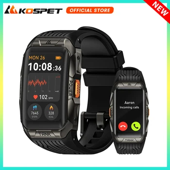 2025 KOSPET TANK X2 Rugged Smart Watch For Men 3D Curved Screen AMOLED AOD 5ATM IP69K Waterproof Bluetooth Call AI Assistant 1
