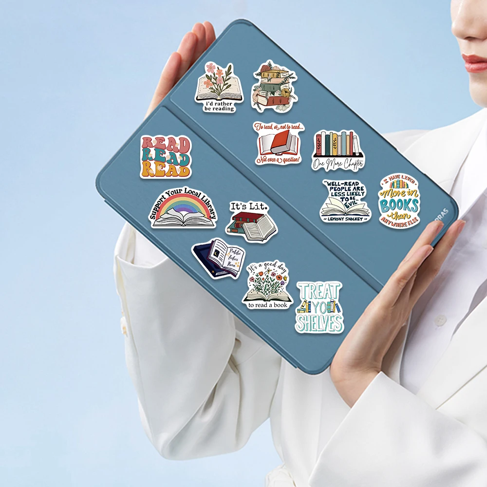 50PCS Cartoon Read Stickers INS Style Graffiti Decals For Notebooks Laptop Clipboard Refrigerator Guitar Decorate Stickers Toys