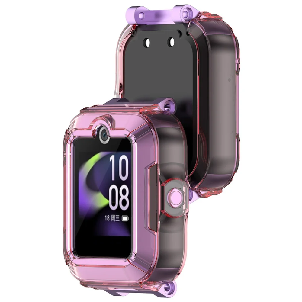 For Huawei Kids Watch 4 Pro/5 Pro/5/5 Vibrant Edition/5 Starburst Edition Half-wrap TPU Protective Case Watch Accessories