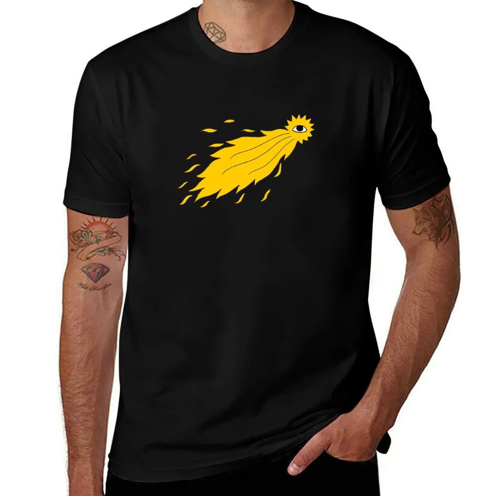 

Fire Eyes T-Shirt black cotton t-shirt plain for man package t shirts for man pack cotton T-Shirt