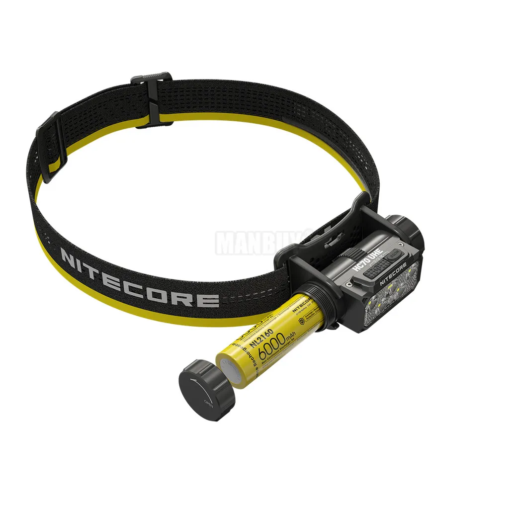 

Wholesale Nitecore HC70UHE 1600 Lumen White Light + Red Light 6x NiteLab UHE LEDs Build-in 6000mAh Battery Rechargeable Headlamp