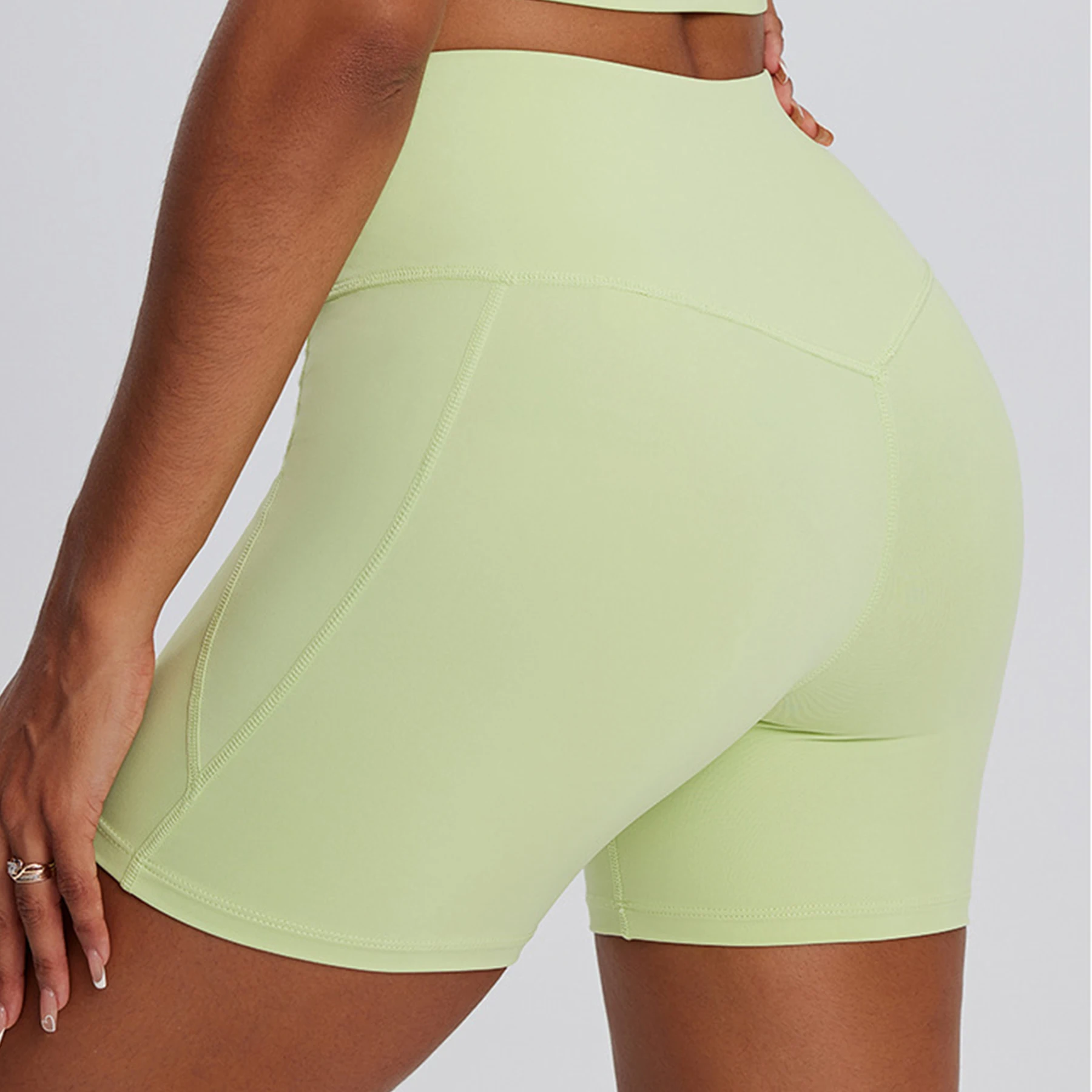 Seamless Buttock Lift Sports Shorts Women Gym Running Scrunch Workout Shorts Woman Yoga High Waist Gym Shorts Female Fitness