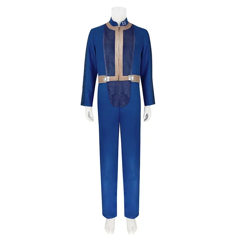 SN88 2024 ผู้ใหญ่ฤดูใบไม้ร่วงTV Vault 33 Outผู้หญิงLucyคอสเพลย์ผู้ชายDweller Blue Jumpsuitชุดเครื่องแต่งกาย % # 2@