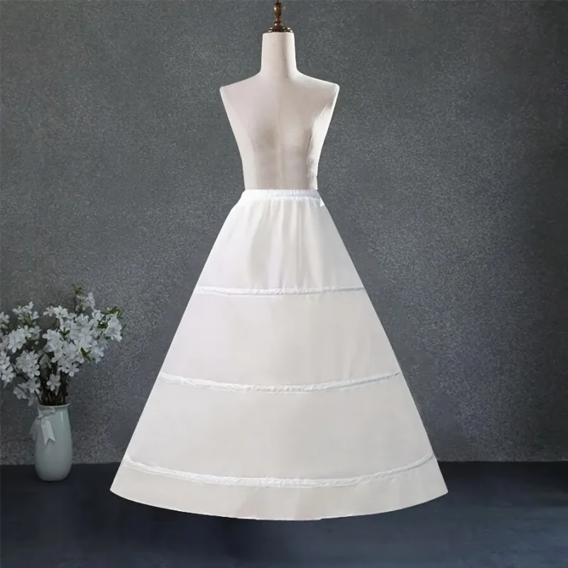 Full Hoop Skirt Crinoline Underskirt Ball Gown Vintage Wedding Petticoat Bride Prom, Cosplay & Evening Dresses