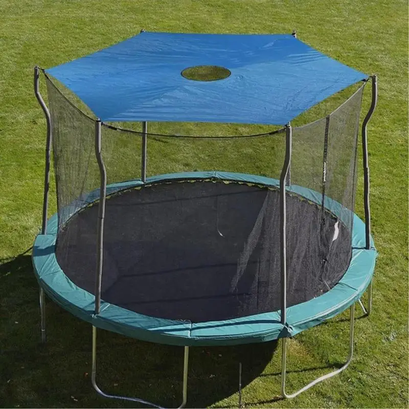 

Trampoline Sun Shade UV Protection Canopy Cover Weatherproof Trampoline Sun Shade For Backyard Outdoors Garden Playground