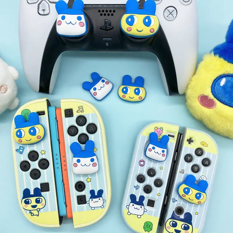 Kawaii Cartoon Tamagotchi Protective Case for Nintendo Switch 2 Shockproof Soft Shell Joystick Caps for PS5 PS4 Xbox Switch Pro - view 4