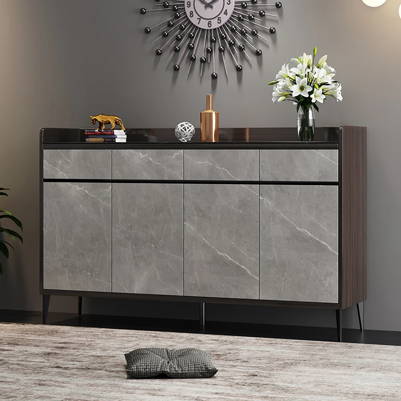 

Porch Rack Bedroom Shoe Cabinet Living Room with Doors Storage Organizer Shoe Cabinets Integrated Entrance Household Wall