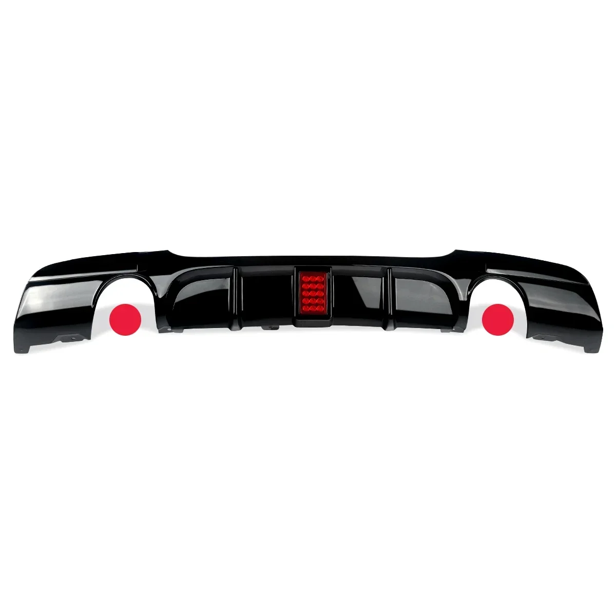 Achterbumper Spoiler Lip Met Led Voor Bmw 3 Serie E90 318i 320i 328i 330i 335i 340i Diffuser Met Remlicht 2005-2012