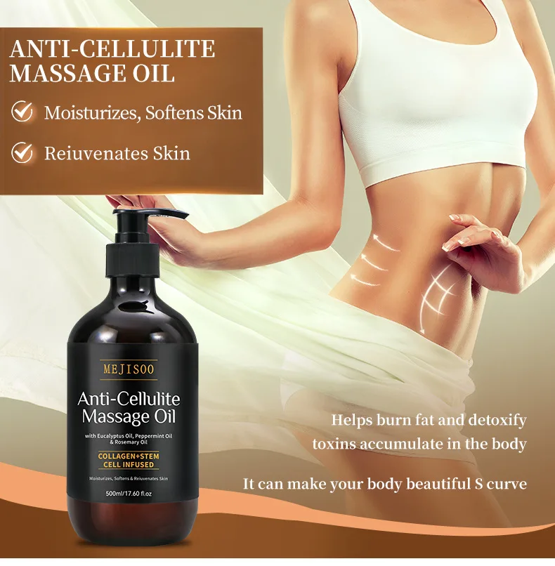 

Heating Massage Oil Body Slimming Tightening SPA Essential Oil for Body Contouring Anti Cellulite Firming Massage Oil for Hip Le