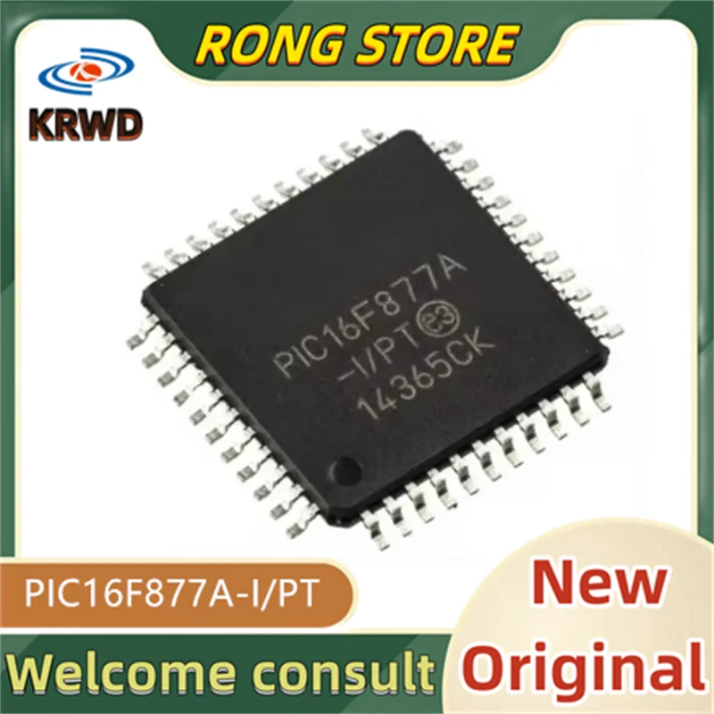 

3 шт. PIC16F877A-I/PT, новый оригинальный чип IC PIC16F877A-I PIC16F877A TQFP44