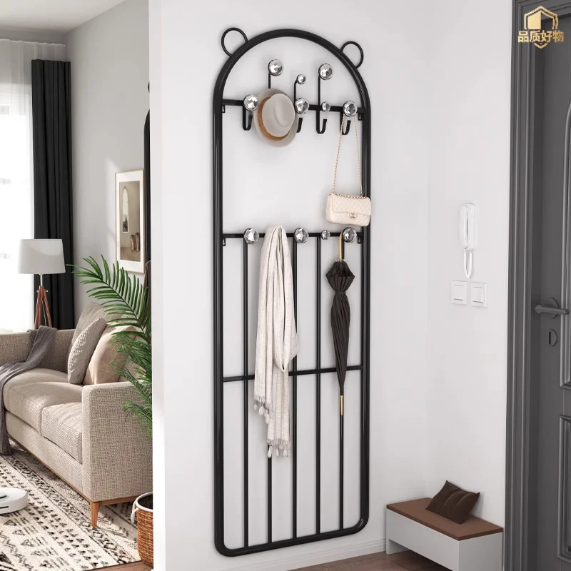 Wall Space Saving Coat Racks Minimalist Indoor Hanging Dress Bedroom Coat Racks Metal Display Perchero Lounge Suite Furniture