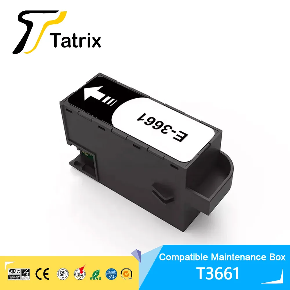 Tatrix T3661 C13T366100 Compatible Maintenance Box for Epson XP-6000 EP-50V PX-S5010 EP-879 EP-880 EP-881 EP-882 XP-750 XP-8605