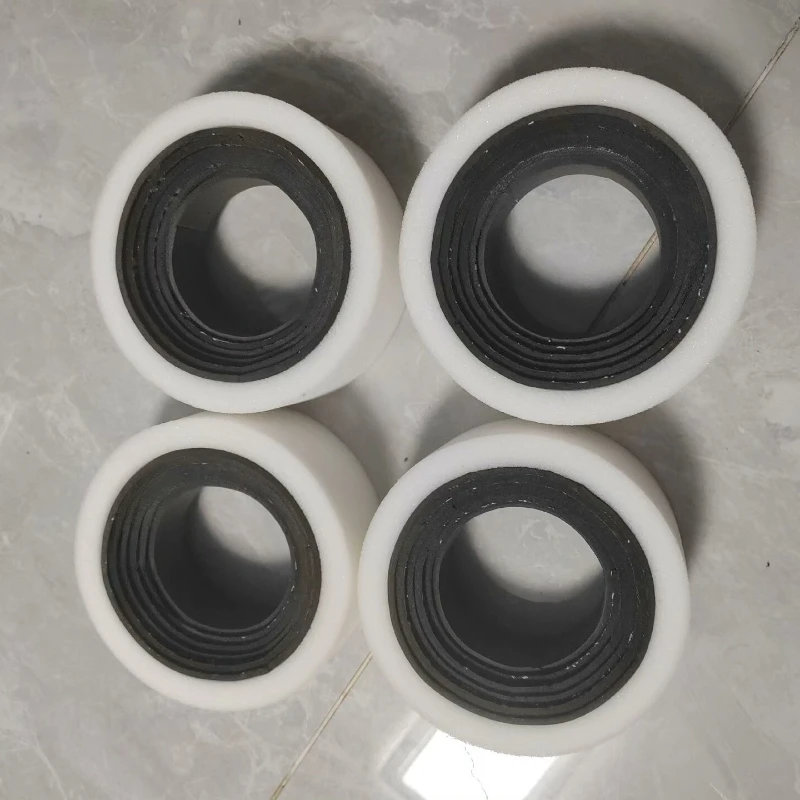 4pcs 2.2 Inch 2.6 Inch Double Section Sponge for 1/10 RC Crawler Car Traxxas TRX4 AXIAI SXC10 D90 for 1/7 JK07 TK07 Accessories