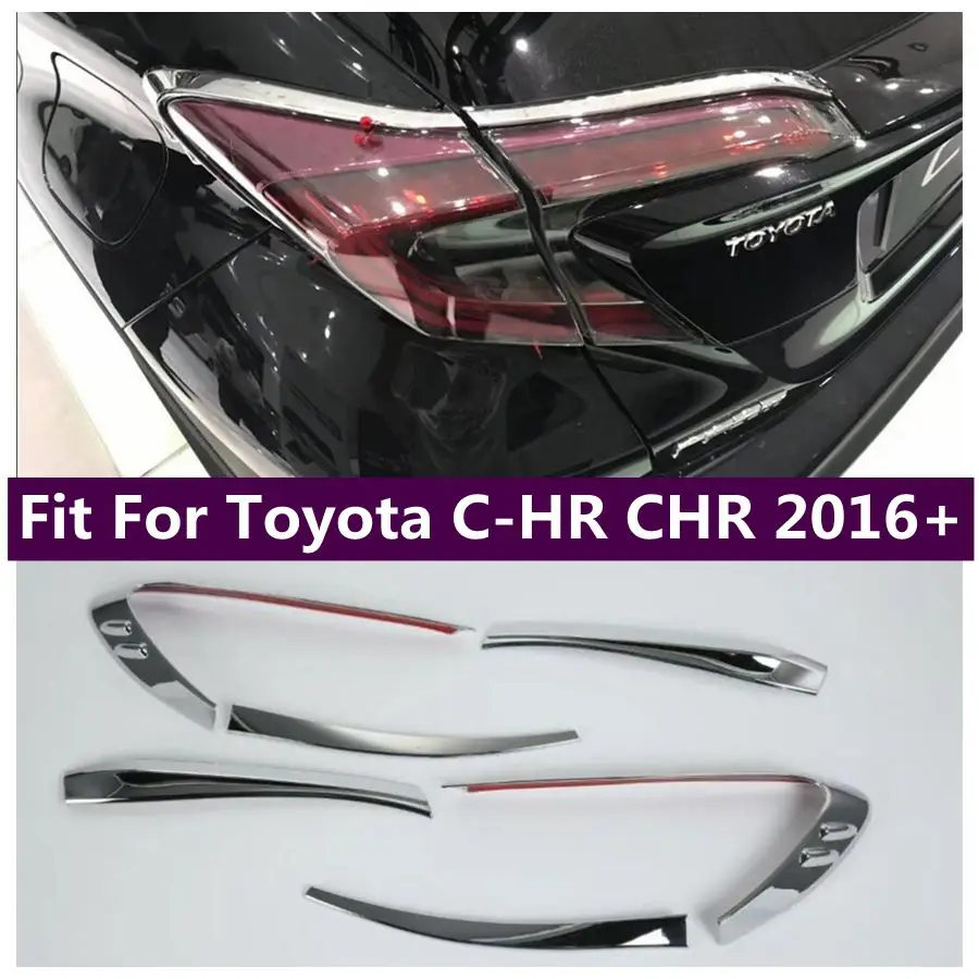 

Rear Lights Tailgate Lamps Eyelid Eyebrow Cover Trim Fit For Toyota C-HR CHR 2016 - 2020 Exterior Decoration Accessories