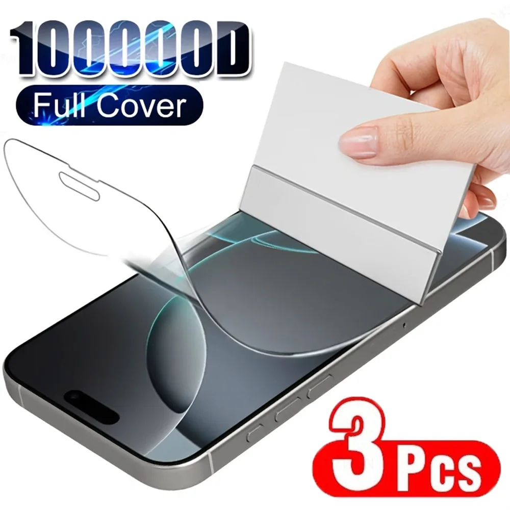 3 Stück Weiche Hydrogel-Folie für Xiaomi Redmi Note 15 Pro 5G 14 13 12 11 10 15C 14C 13C 9 9s 10s 11s Schutzfolie Displayschutz