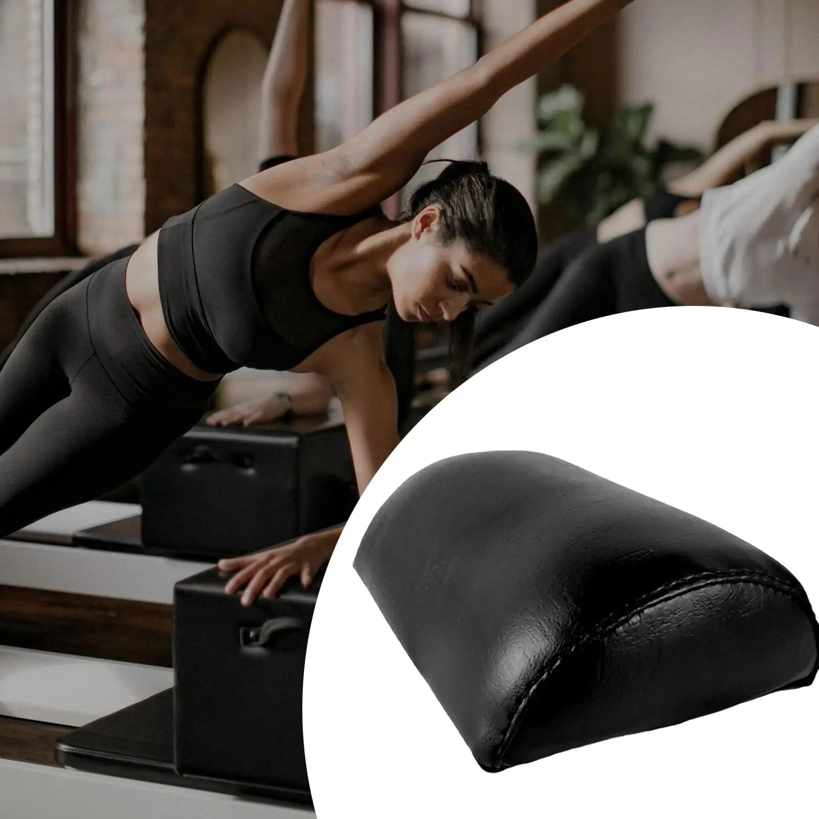 Pilates Head Support Pillow Home Gym Workout Head Pillow Cushion Ergonomic Comfortable Workout Assist Headrest for Home Living