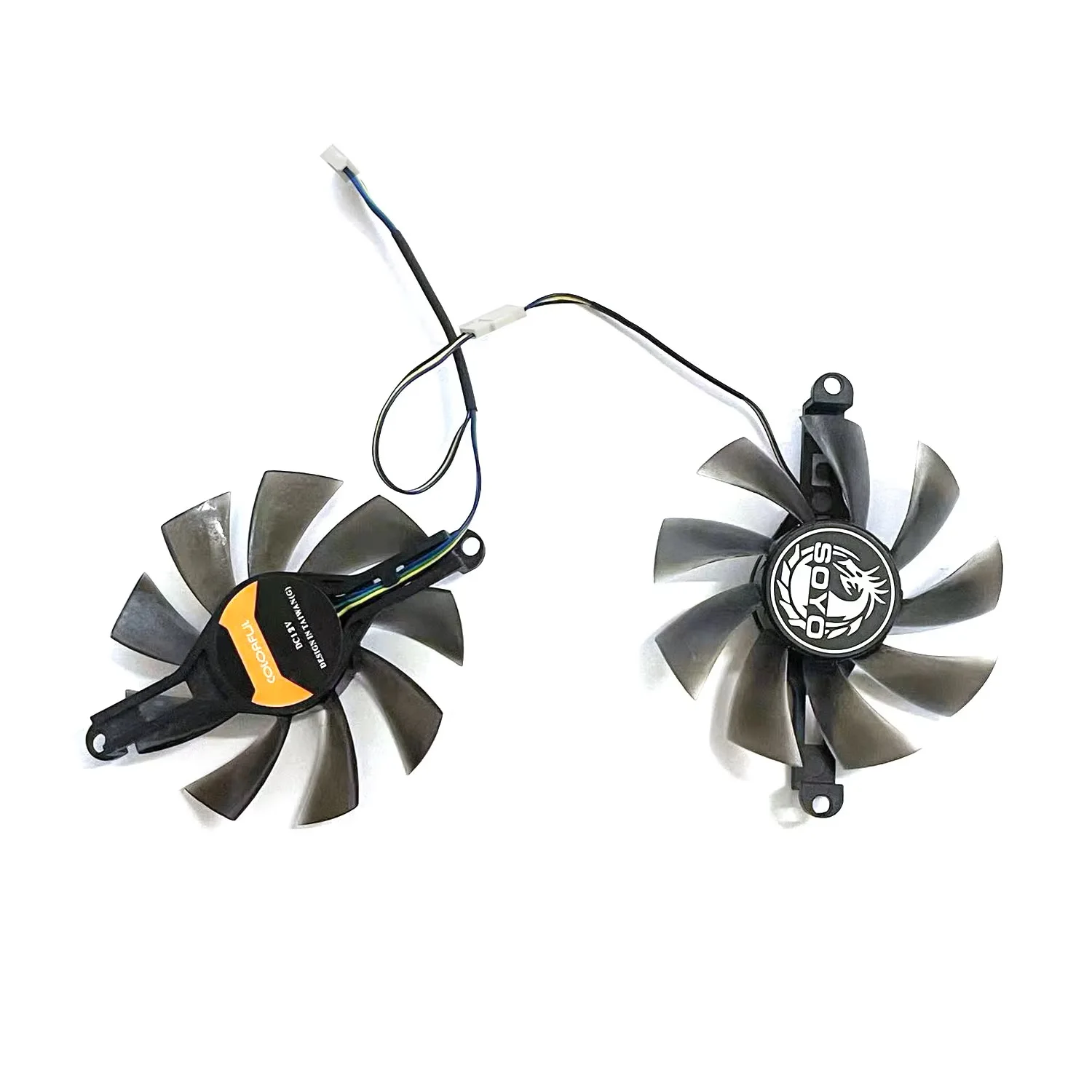 New cooler fan 85MM 4PIN RX 580 GPU fan suitable for SOYO Radeon RX580 8G graphics card cooling view 4