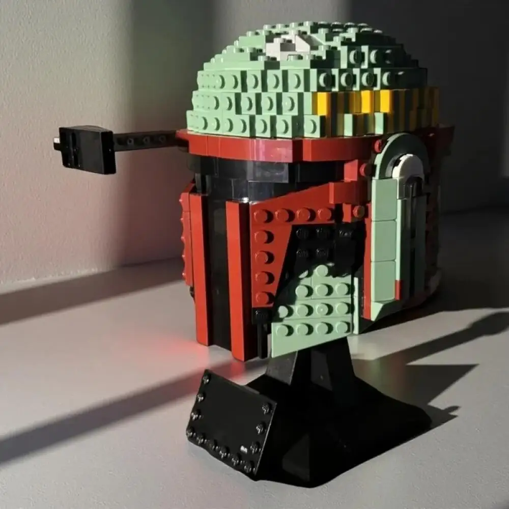 MINISO Boba لتقوم بها بنفسك تجميع خوذة ستار خطة سفينة الفضاء نموذج اللبنات الطوب اللعب عيد ميلاد هدية الكريسماس صالح 75277