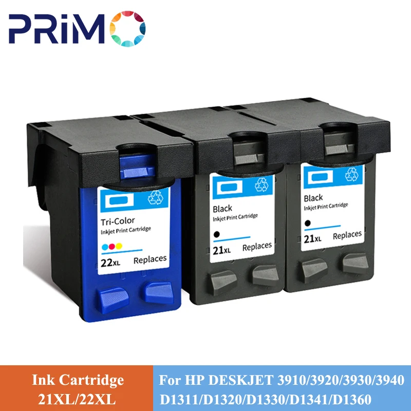 

21 22 XL Compatible Ink Cartridge for HP 21XL 22XL HP21 for HP22 Deskjet F2180 F2280 F4180 F2200 F380 380 3940 3920 D1468 D1520