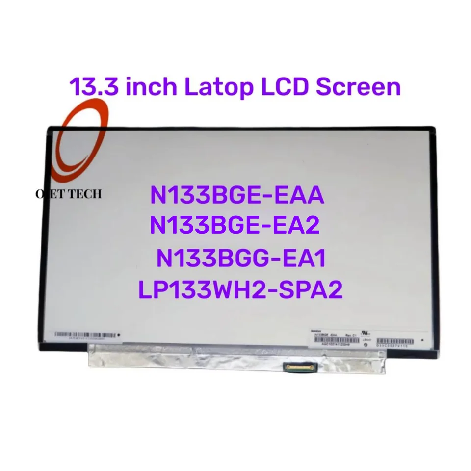 13.3 Inch Laptop LCD Screen 1366x768 FHD eDP 30pin