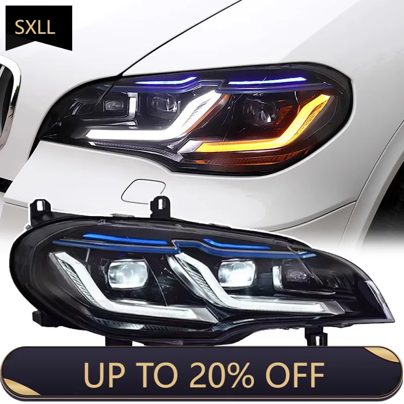 

SXLL Light Emitting Diode Headlight Projector Lens 2007-2013 X5M DRL Signal Animation Auto Parts Auto Headlights