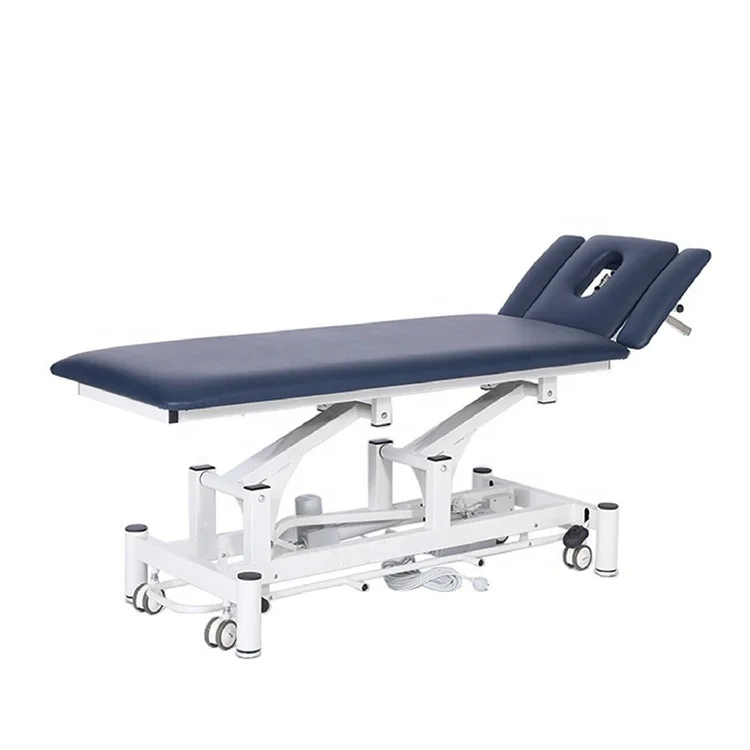 

JQ-EL22 Electric Examination Table High-Low Function Facial Bed for Physiotherapy Electric Motor Support Exam Treatment Table