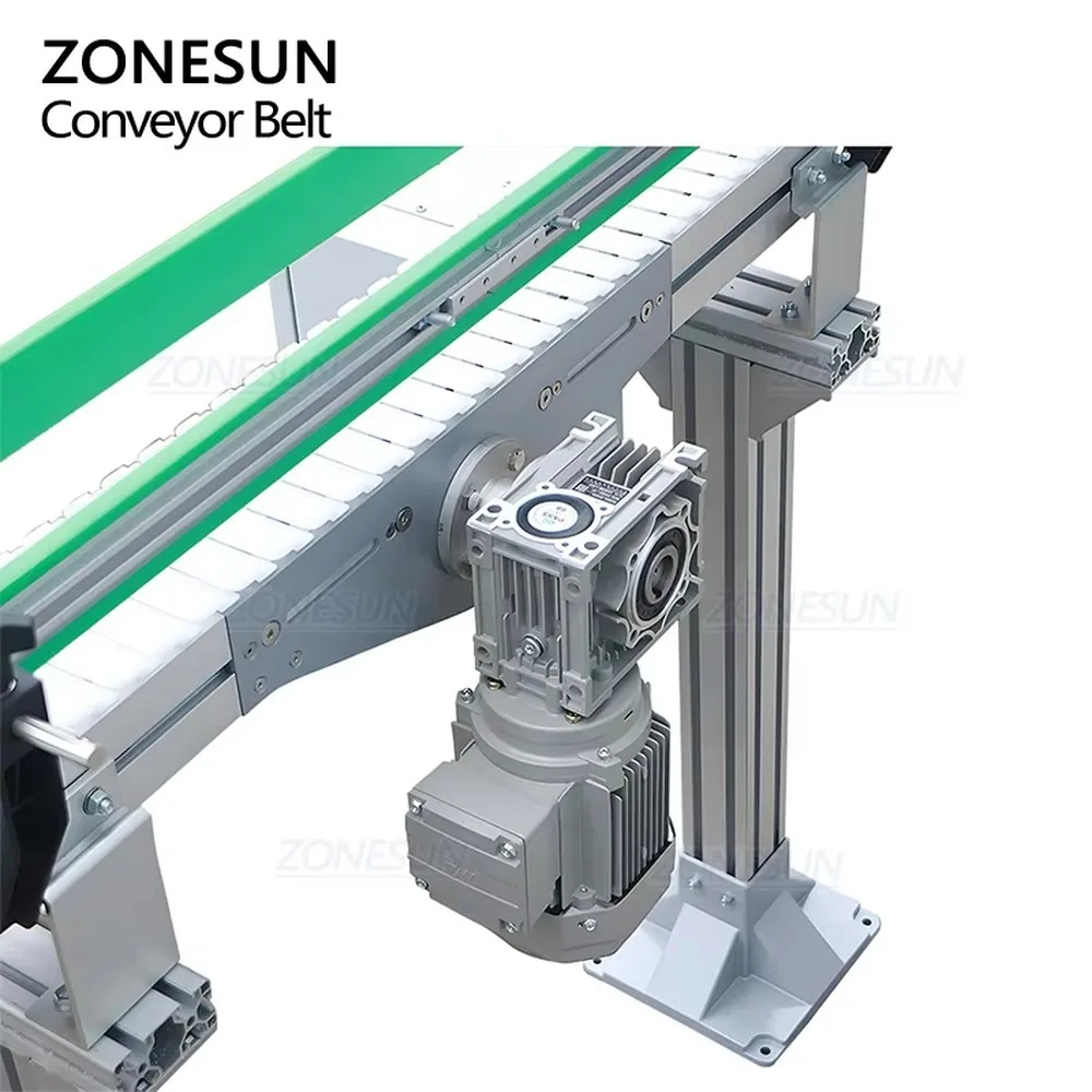 Automatic Circular Flexible Chain Conveyor Belt System Industrial Adjustable Speed Customizable for Production Line