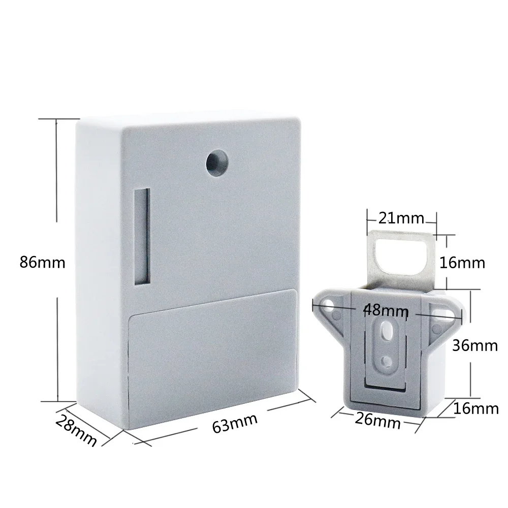 T3 Smart Door Lock Invisible RFID Free Opening IC Card Sensor Cabinet Lock Wardrobe Shoe Cabinet Drawer Furniture Door Locks