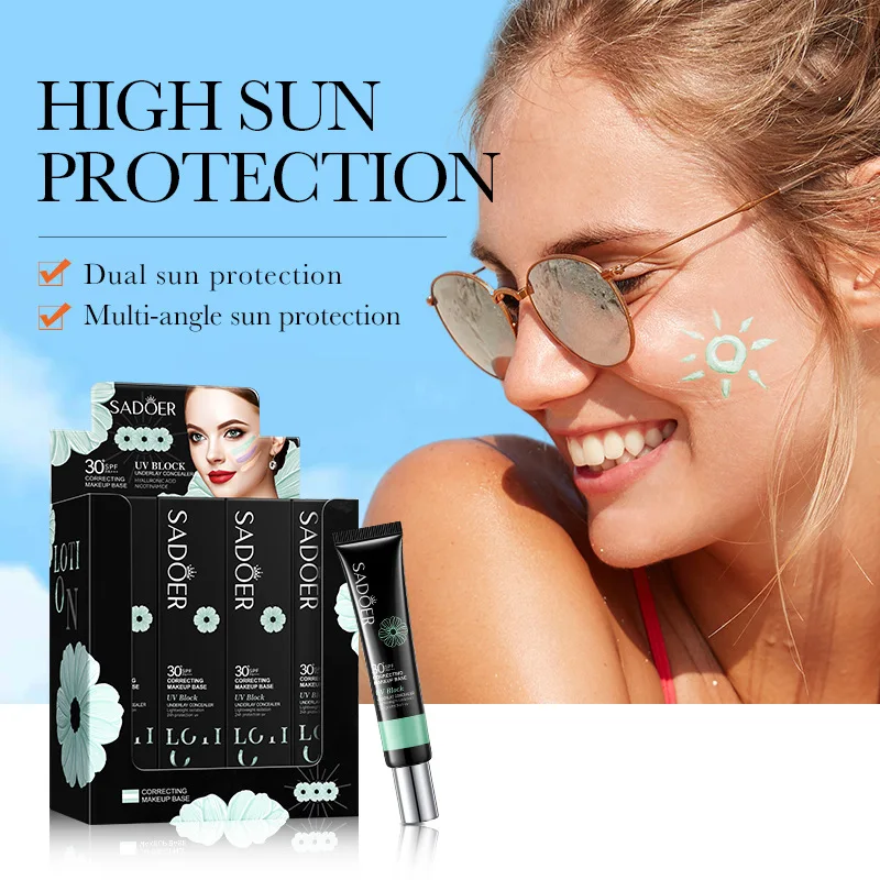 

Broad Spectrum Sunscreen & UV Protection Primer – SPF 30 PA++++ Dual Sunscreen Physical & Chemical Protection 30g X 12pcs