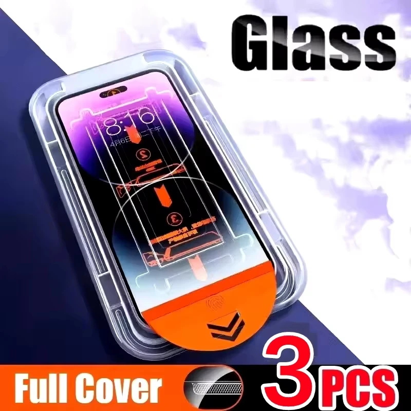 

3Pcs Dust Free Proetctive Glass For Xiaomi Redmi 14C 12C 13C HD Screen Protector Film Note 13 12 11 10 9 8 7 Pro 5G 11S 12S 10S