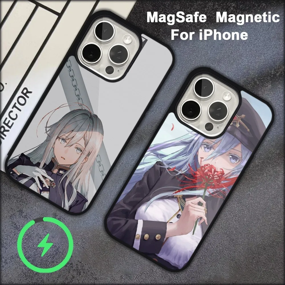 86 Eighty Six Anime Phone Case For iPhone 15 14 13 12 11 Pro Max Plus  Magsafe Black Soft Cover