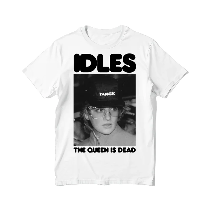 IDLES Band The Queen Is Dead graphic Merch T shirt Summer 100%Cotton Unisex Men‘s Women's T-Shirts Y2k Fans Casual Oversized Tee