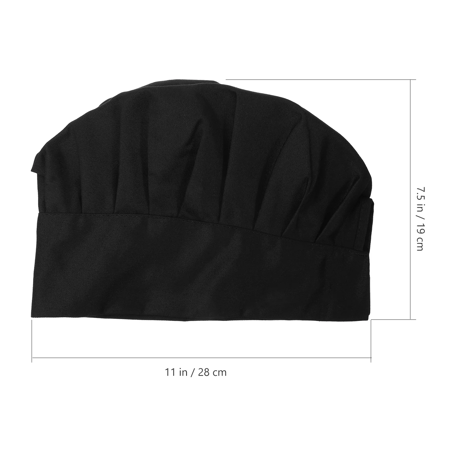 Chapeau de Chef en tissu de coton, chapeau de travail de cuisine, casquette de cuisine élastique pour hommes et femmes, boulanger, serveurs, uniforme d'étudiants de restauration